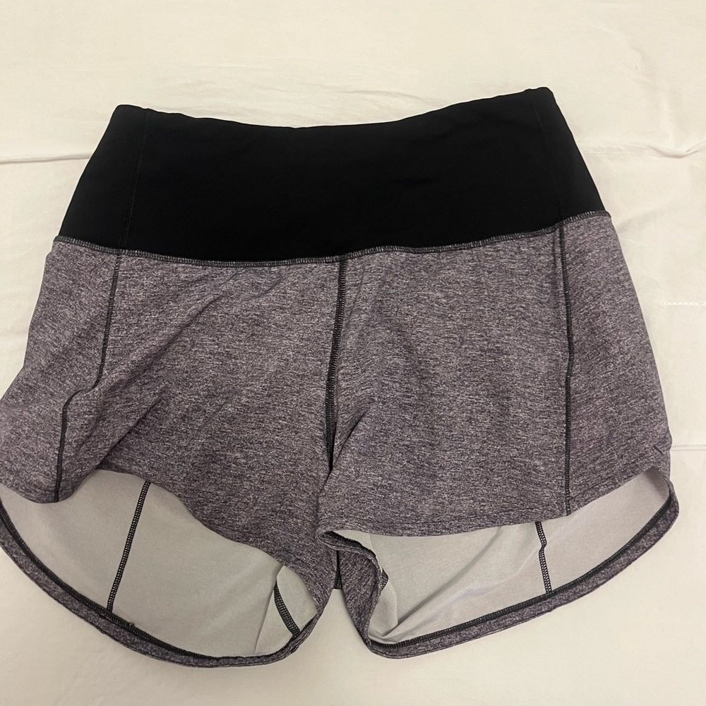 Women’s high rise speed up shorts 4” inseam